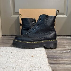 Dr. Martens Black Combat Boots